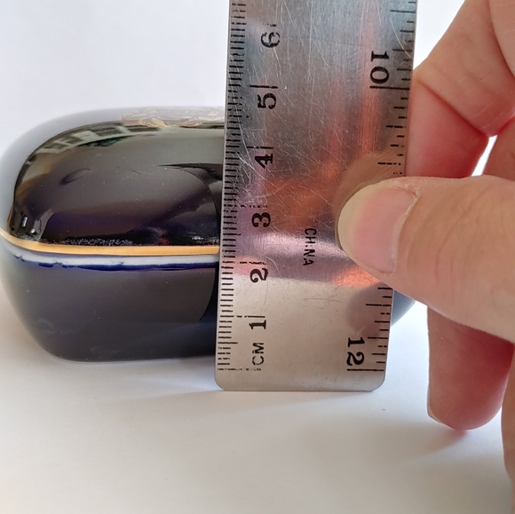 Trinket Box & Free Trinket of Your Choice Cobalt Blue Holohaza Hungary - Picture 8 of 13